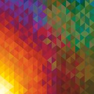 Kaleidoscope geometric dark pattern Greeting card