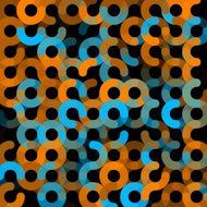 Cave Geometric Circle Pattern Square