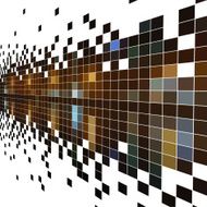 abstract colorful check pattern background N24
