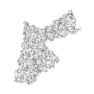 Jordan Map Network Black And White
