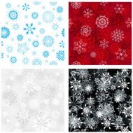 seamless snowflakes background N4