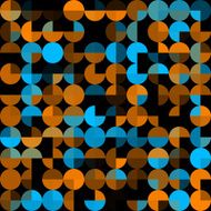Cave Geometric Circle Pie Pattern Square