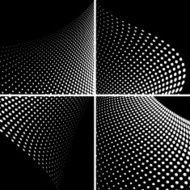 set of halftone background N2