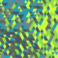 Abstract 3d geometrical background Mosaic Vector illustration N5