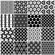 set of geometry pattern background