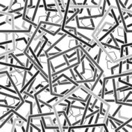 Seamless uncolored pattern