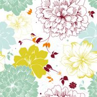 Abstract Elegance seamless floral pattern N5