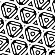 abstract black and white floral pattern background N9