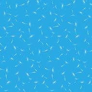 Dandelion seeds seamless pattern