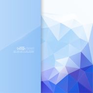 Blue glossy blank with a background texture