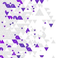 Violet Gray Color Triangle Pattern