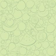 Seamless fruit pattern N4