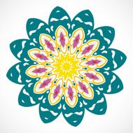 abstract color floral pattern background N27