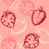 Strawberry seamless pattern N6