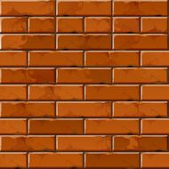 Vector Brick Wall Background Texture Pattern