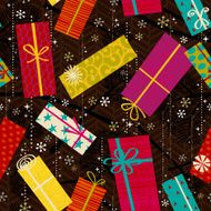 Retro Seamless Gift Pattern