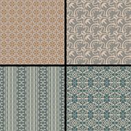 Four monochrome wallpaper patterns N2