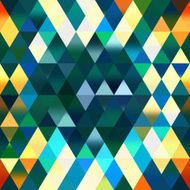 Seamless geometric triangle design on textured paper