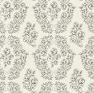 seamless rose pattern- grey