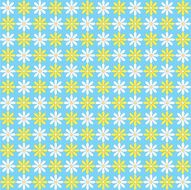 Retro daisy background