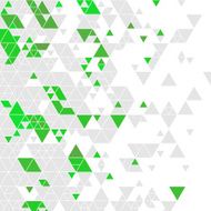 Green Gray Color Triangle Pattern