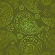 luminous paisley seamless