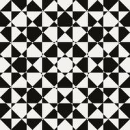 Paper with black and white geometric pattern N5