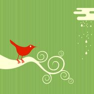 bird on a branch as used by Twitter