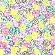 colored circle seamless pattern N6