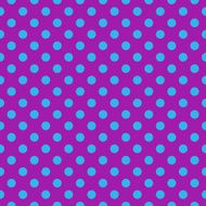 Seamless paper with blue polka dots