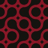Seamless modern geometric design on black paper N2