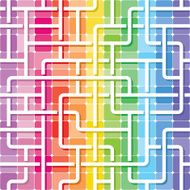Rainbow Pipes Seamless Tile