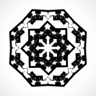 abstract black technology pattern background