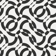 Seamless modern geometric design on white paper N8