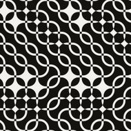 Seamless modern geometric design on white paper N9