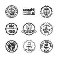 Eco energy labels set