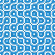 Seamless modern geometric design on white paper N10