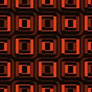 Seamless modern geometric design on black paper N3