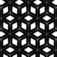 abstract black and white geometry pattern background N15