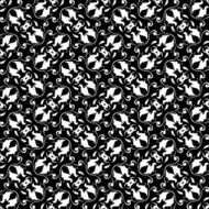 Black and white wallpaper pattern N134