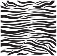 Zebra - vector pattern that matches from all sides