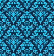 seamless damask pattern N75