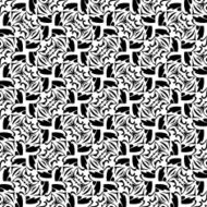 Black and white wallpaper pattern N149