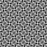 Black and white wallpaper pattern N151