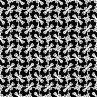 Black and white wallpaper pattern N154