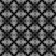 Black and white wallpaper pattern N156
