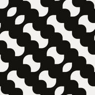 Seamless modern geometric design on white paper N16