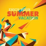 Colorful summer background with abstraction