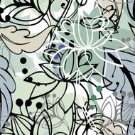 floral seamless background N50