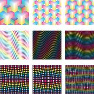 Seamless vector patterns collection